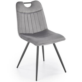 Krzesło K521 Czarny/Popiel