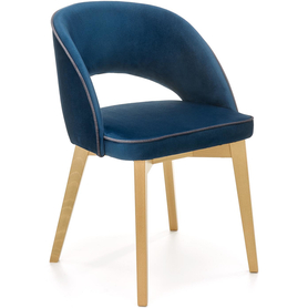 Krzesło Marino 57x51x78 Granatowy/Dąb Miodowy