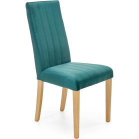 Krzesło Diego 3 59x47x99 Ciemny Zielony/Dąb Miodowy