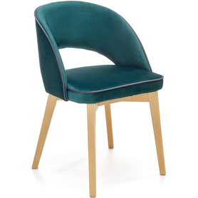 Krzesło Marino 57x51x78 Ciemny Zielony/Dąb Miodowy