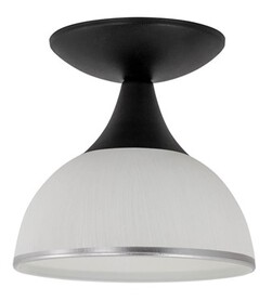 Lampa Sufitowa Larino B 19x21 Biały/Czarny