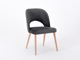Krzesło BUKO- szary bez(rv96), naturalny