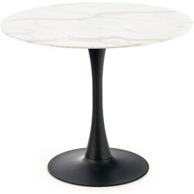 AMBROSIO stół okrągły, blat - marmur, noga -