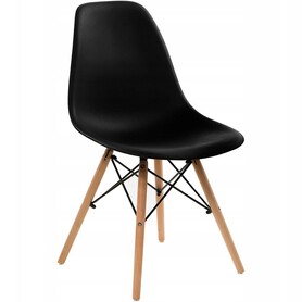 Krzesło Simplet P016W basic czarne