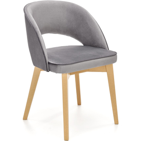 Krzesło Marino 57x51x78 Popielaty/Dąb Miodowy