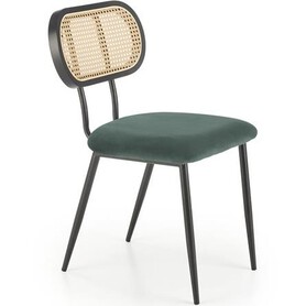 Krzesło K503 Czarny/Ciemny Zielony