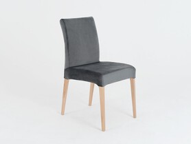 Krzesło DIANA- szary bez(rv96), naturalny