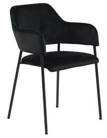Krzesło z Podłokietnikami Lima 55x54x82 Czarny