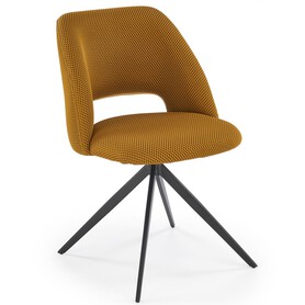 Krzesło K546 Musztardowy/Czarny