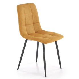 Krzesło K560 Musztardowy/Czarny