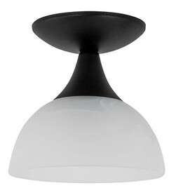 Lampa Sufitowa Larino A 19x21 Biały/Czarny