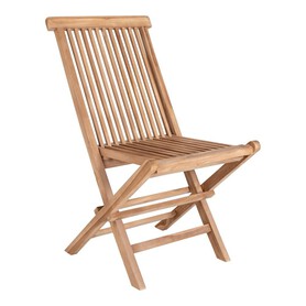 Krzesło Toledo z Drewna Tekowego 62x46x89 Naturalny