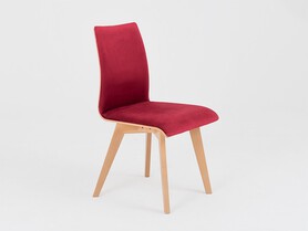 Krzesło ROEN- soczysta żurawina(rv61), naturalny