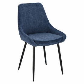 Krzesło Floyd sztruks niebieski