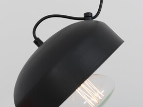 Lampa wisząca POPO FLAT 1 – czarny