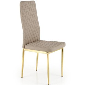 Krzesło K501 Złoty/Cappuccino