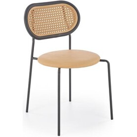 Krzesło K524 Czarny/Brązowy