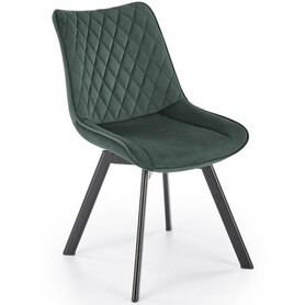 Krzesło K520 Czarny/Ciemny Zielony