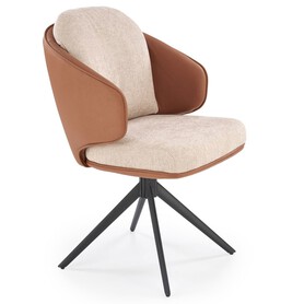 Krzesło K554 Brązowy/Beżowy/Czarny