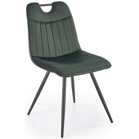 Krzesło K521 Czarny/Ciemny Zielony