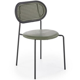 Krzesło K524 Czarny/Zielony