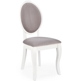 Krzesło Velo 53x44x96 Biały/Popiel