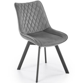 Krzesło K520 Czarny/Popiel