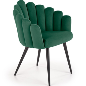 K410 krzesło c. zielony velvet