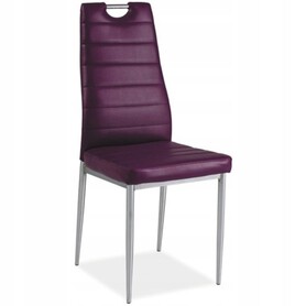 OUTLET Krzesło H-260 Fiolet/Chrom