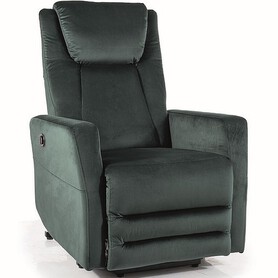 Fotel Rozkładany ADONIS Velvet Zielony