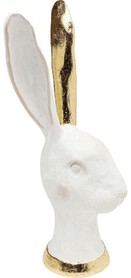 Dekoracja Figurka Bunny Gold 10x12x29 Złoty/Biały