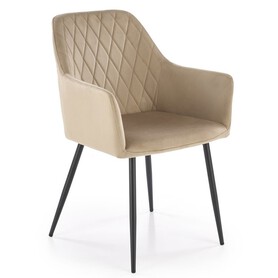 Krzesło K558 Beżowy/Czarny