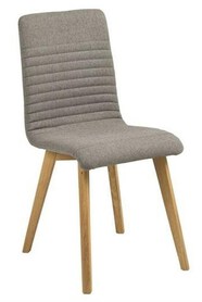 ACTONA krzesło tapicerowane AROSA -jasnoszary