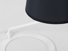 Lampa stołowa SHADE TABLE –klosz czarny,biały