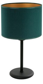 Lampa Stołowa Agello 20x38 Zielony/Czarny