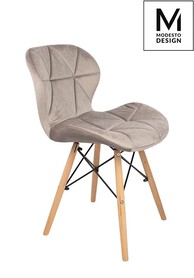 Krzesło Modesto Klipp Velvet 52x46x74 Khaki