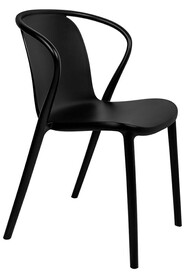 Krzesło Sparks 53x52x76 Czarny/Polipropylen