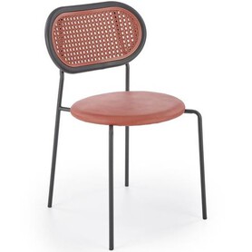 Krzesło K524 Czarny/Bordowy