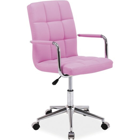 Fotel Obrotowy Q-022 Różowy