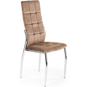Krzesło K416 Chromowany/Beżowy