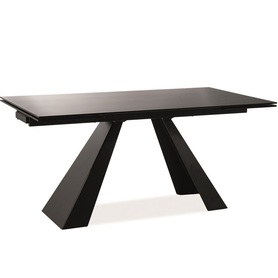 Stół Rozkładany SALVADROE (160-240)x90 CzarnyCzarny