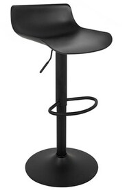 Krzesło Barowe Regulowane Snap Bar 46x43x74 Czarny