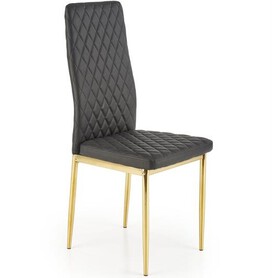 Krzesło K501 Złoty/Czarny
