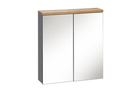 BALI GRAFIT 840 szafka  z lustrem 2D/ mirror cabinet 2D 60cm CU-COC-834012  FSC MIX Credit