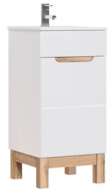 BALI BIAŁE 823 szafka p/um 1D -40 cm/ White cabinet under washbasin 1D 40cm CU-COC-834012  FSC MIX 70%