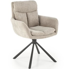 Krzesło K495 Czarny/Beżowy
