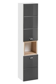 FINKA 800 SZARA/ GREY słupek wysoki 2D/ high cabinet