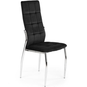 Krzesło K416 Chromowany/Czarny