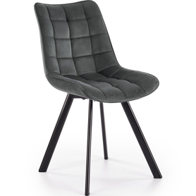 K332 krzesło nogi czarne /ciemny popiel