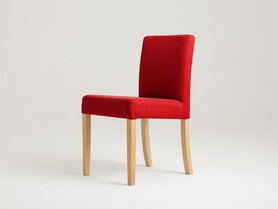 Krzesło WILTON CHAIR - krwista czerwień(et60), naturalny